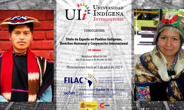 ¡Último día! Becas Título de Experto en Pueblos Indígenas, Derechos Humanos y Cooperación Internacional