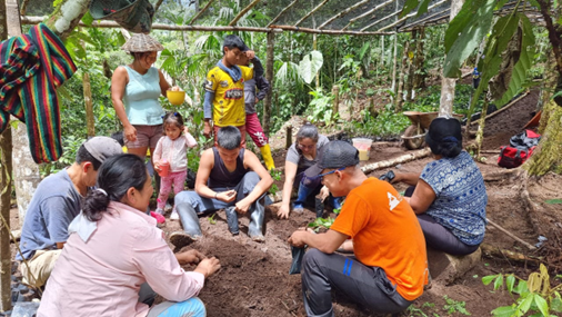 Juventudes Kichwas fortalecen el Centro Etnobotánico Pusanga