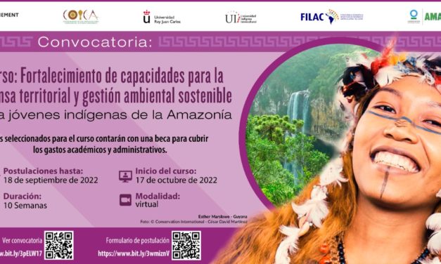 Curso: Formación en defensa territorial y gestión ambiental para jóvenes indígenas de la Amazonia