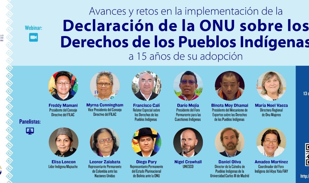 Analizarán Declaración de la ONU sobre los Derechos de los PI a 15 años de su adopción