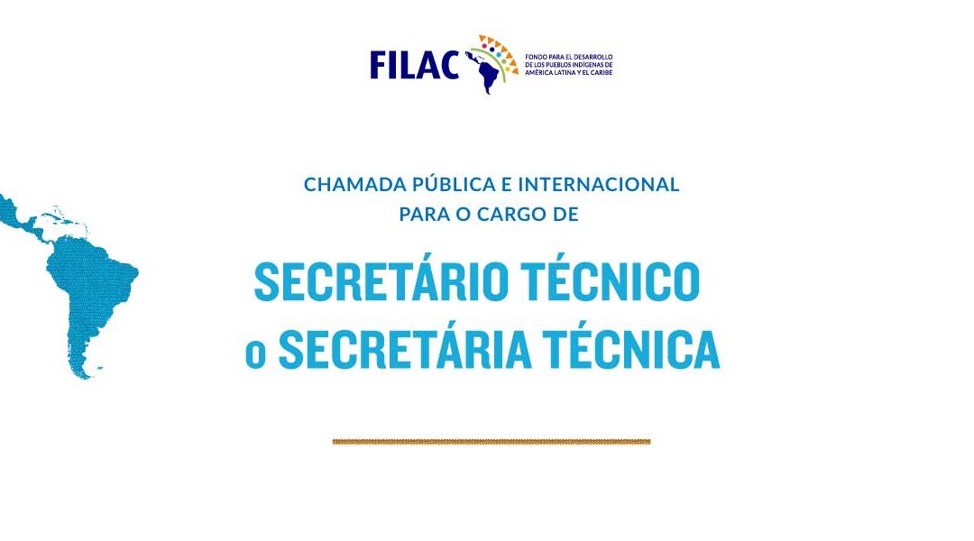 Chamada pública e international para o cargo de Secretário Técnico o Secretária Técnica