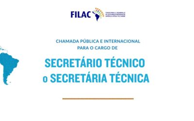 Chamada pública e international para o cargo de Secretário Técnico o Secretária Técnica