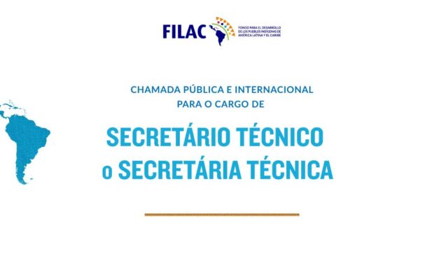 Chamada pública e international para o cargo de Secretário Técnico o Secretária Técnica