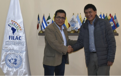 FILAC y Defensoría del Pueblo de Bolivia se reúnen para coordinar acciones conjuntas