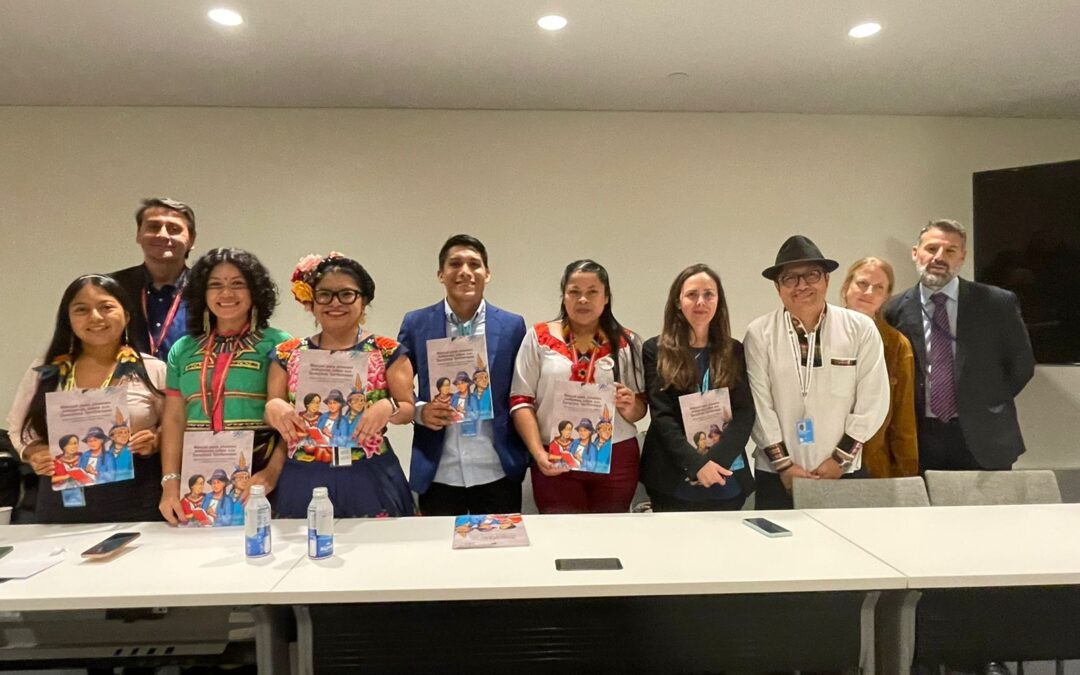 Jóvenes indígenas definen estrategias para la promoción de la Salud de los Pueblos Indígenas en Foro-ONU