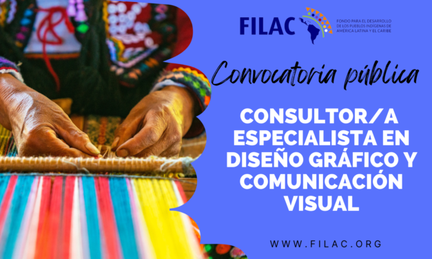 Convocatoria Pública: Consultor/a Especialista en Diseño Gráfico y Comunicación Visual